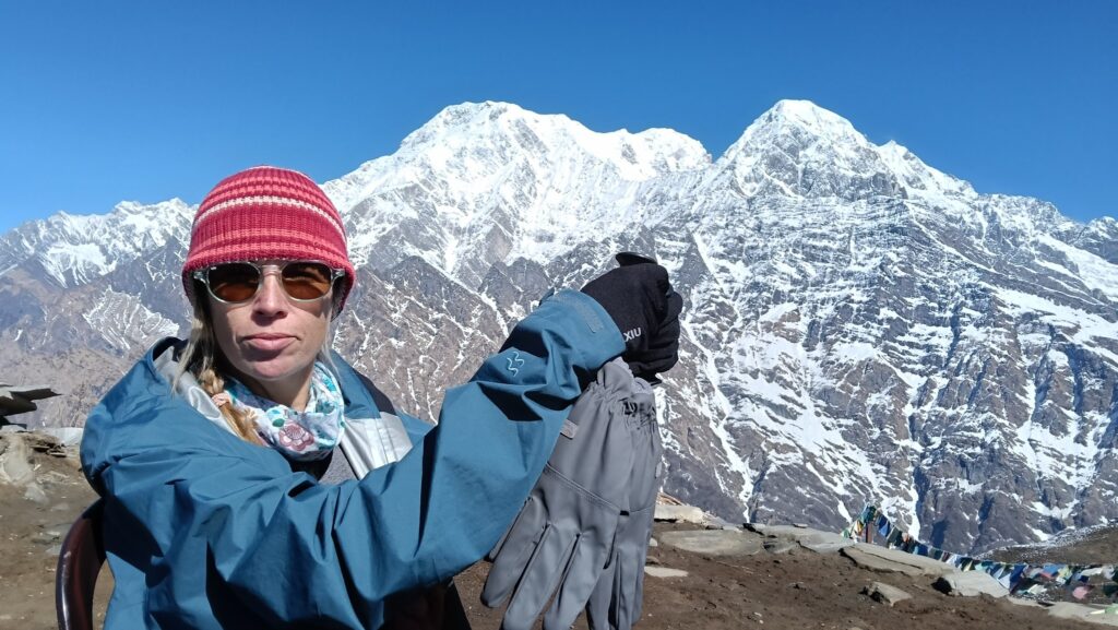 Mardi Himal Trek 6 Solo Traveler at Mardi Himal Trek