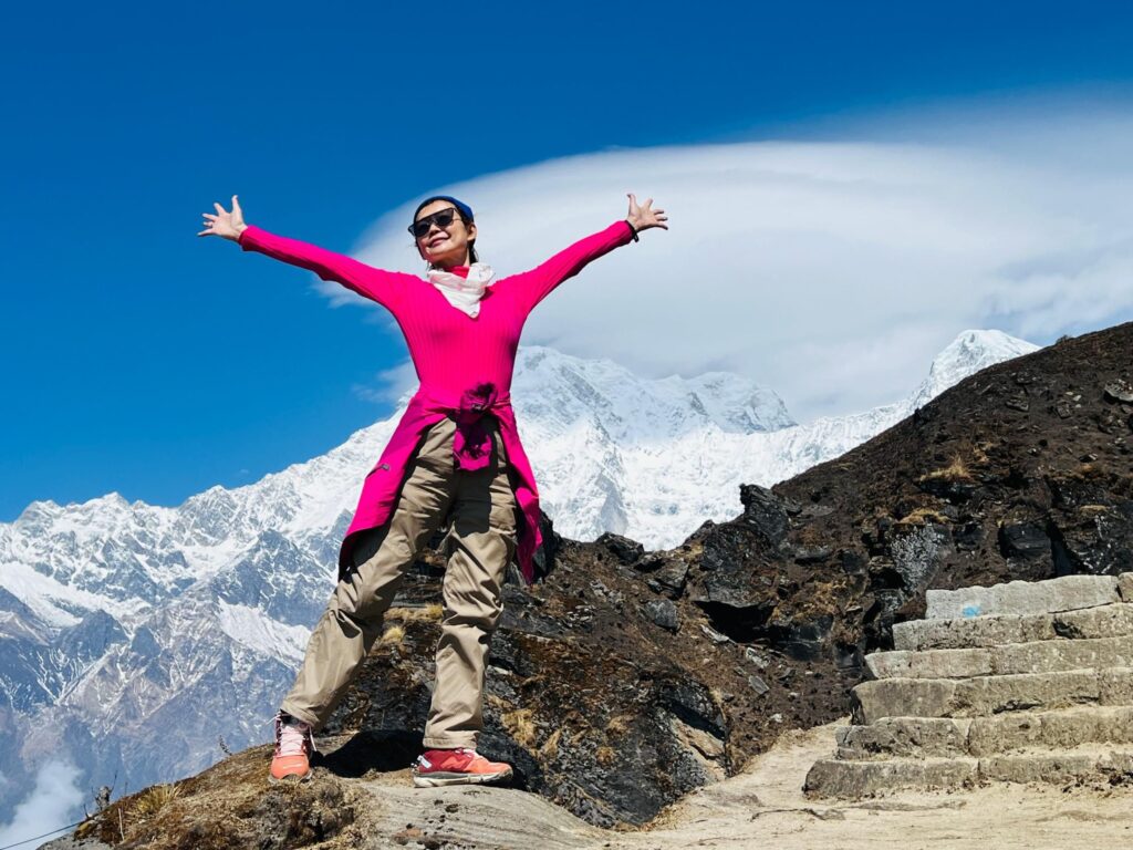 On the way to Mardi Himal Trek