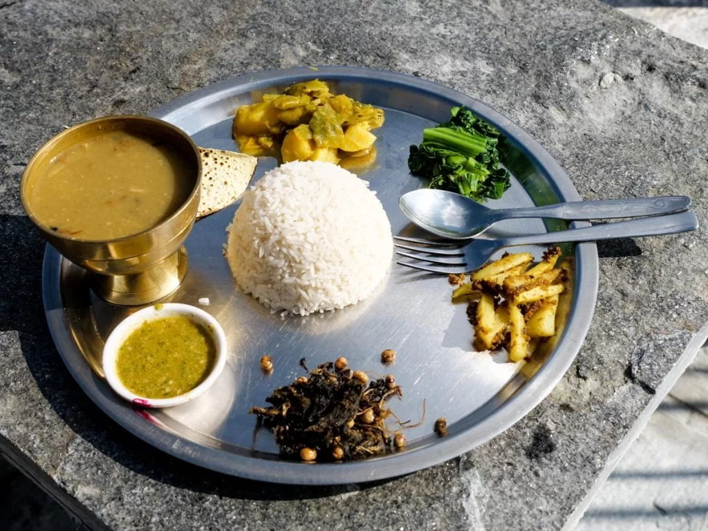 Food on the Mardi Himal Trek