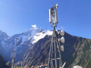 Network Availability on Mardi Himal Trek